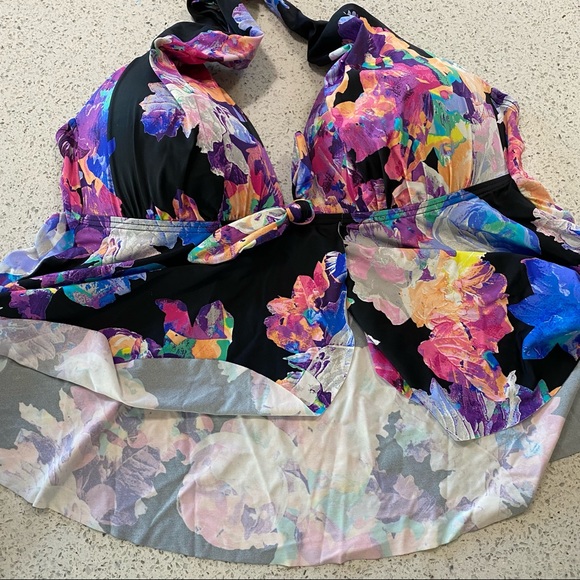 Tankini Swim Set with cover up- Women size L - Picture 8 of 11